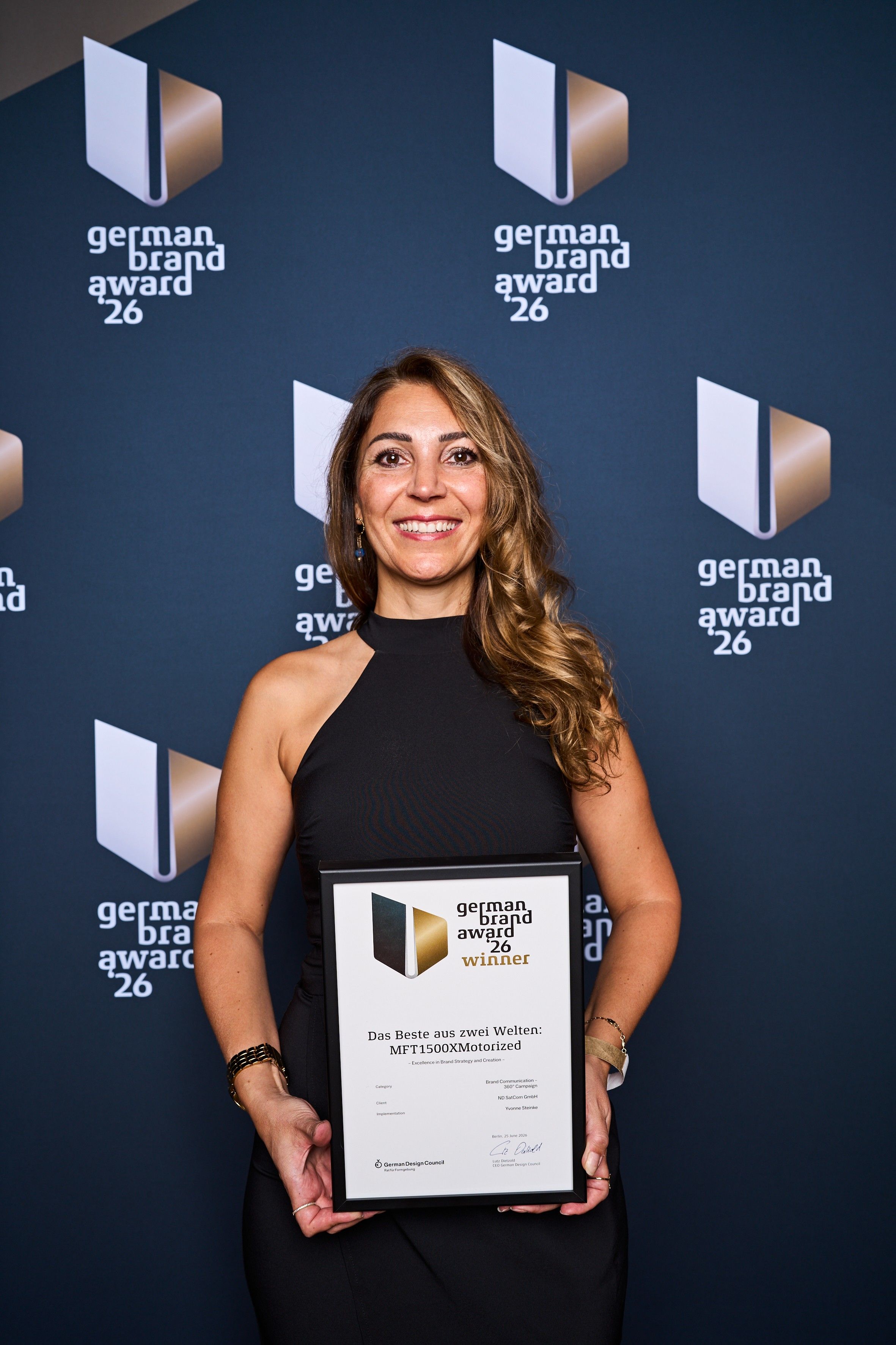 NS Satcom German Brand award