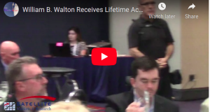 William B. Walton Receives Lifetime Achievement Award from the WTA